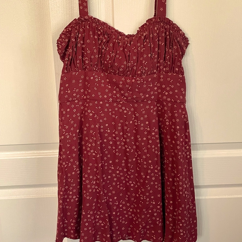 Pink flower dress